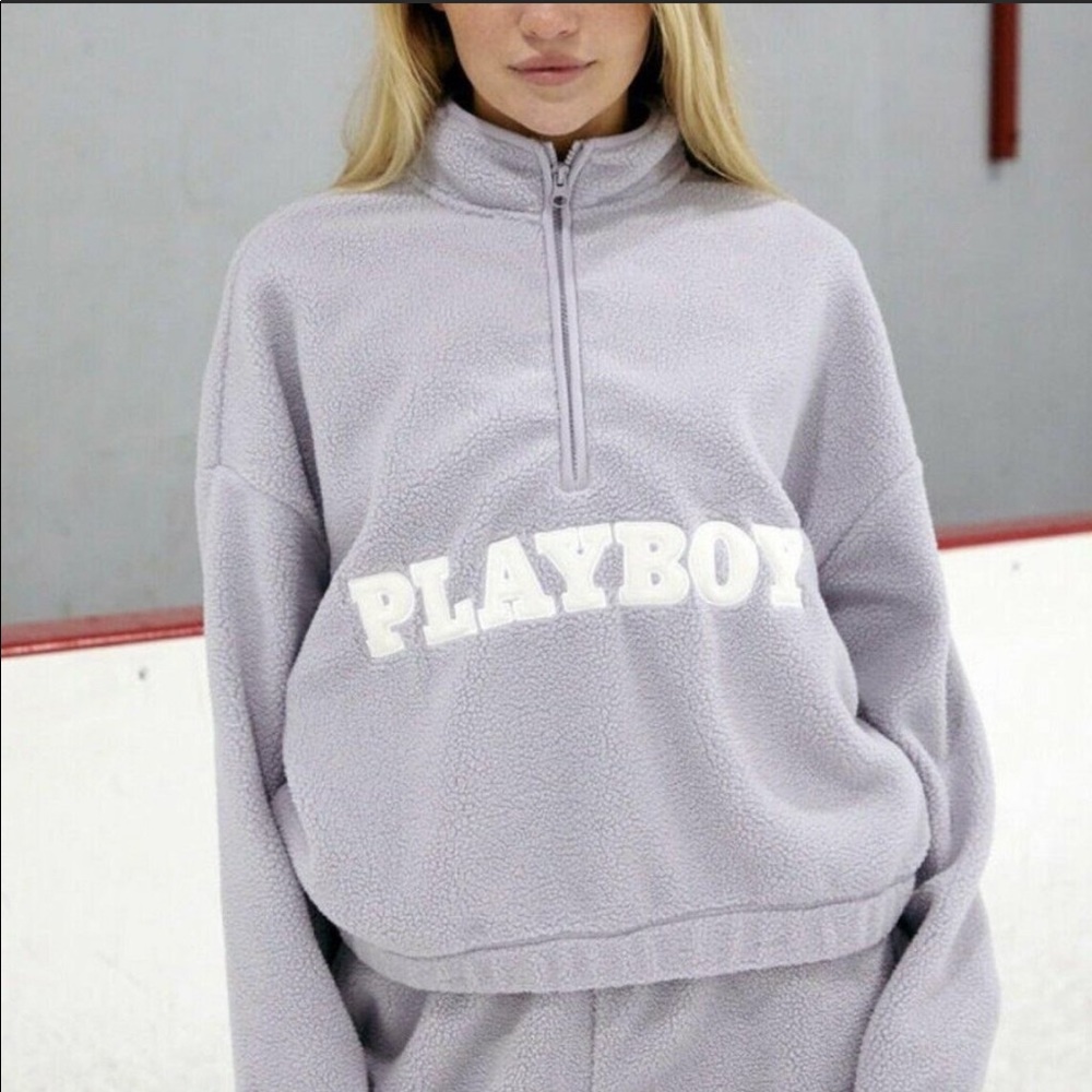 Pacsun x Playboy Lilac Fleece Pullover